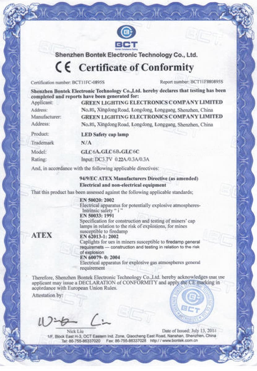 Digital mining lights ATEX Digital mining lights ATEX